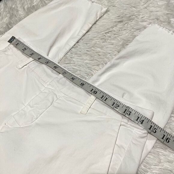 Frank & Eileen Wicklow Chino Cotton Pants in White Size 4 - Picture 4 of 10
